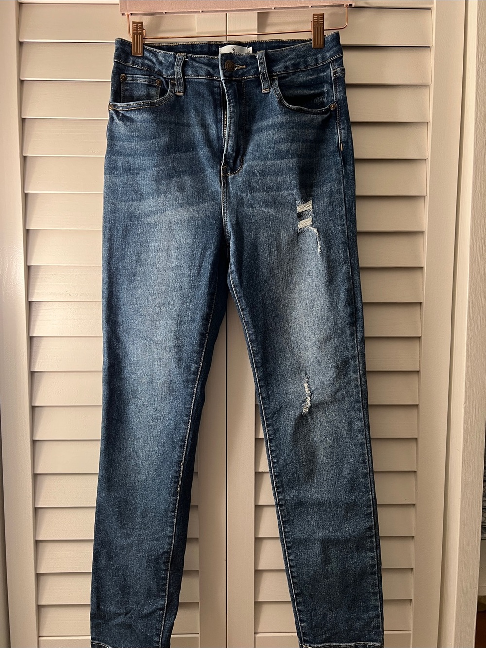 Windsor High-Rise Distressed Blue Women's Jeans